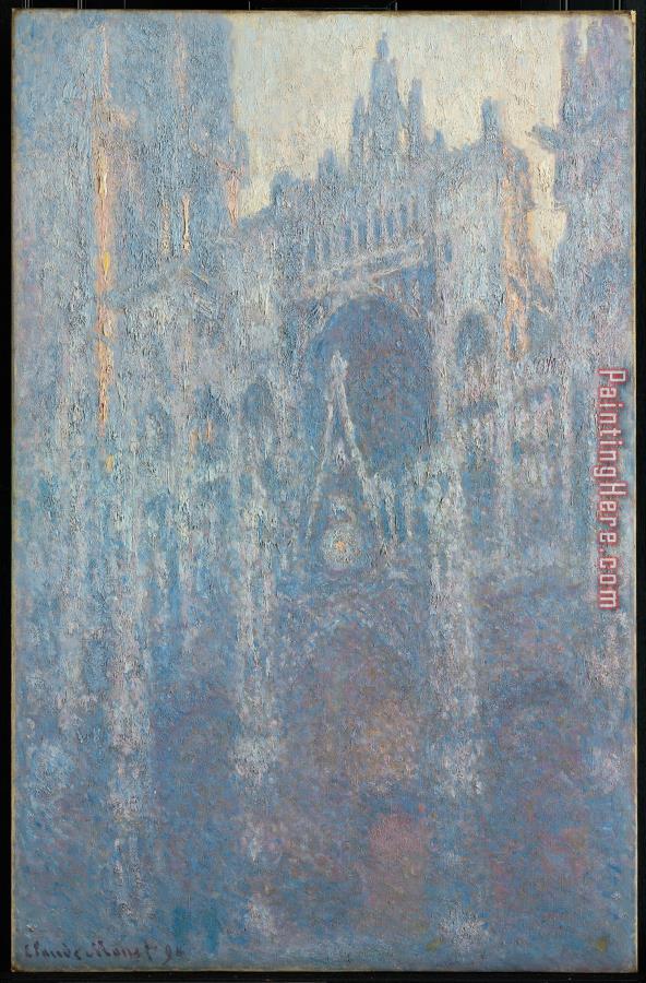 Claude Monet The Portal Of Rouen Cathedral In Morning Light